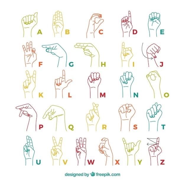 asl alphabet pdf